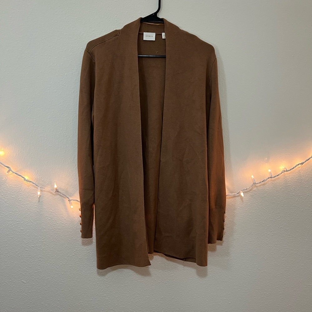 Cyrus Tan Knit Cardigan
